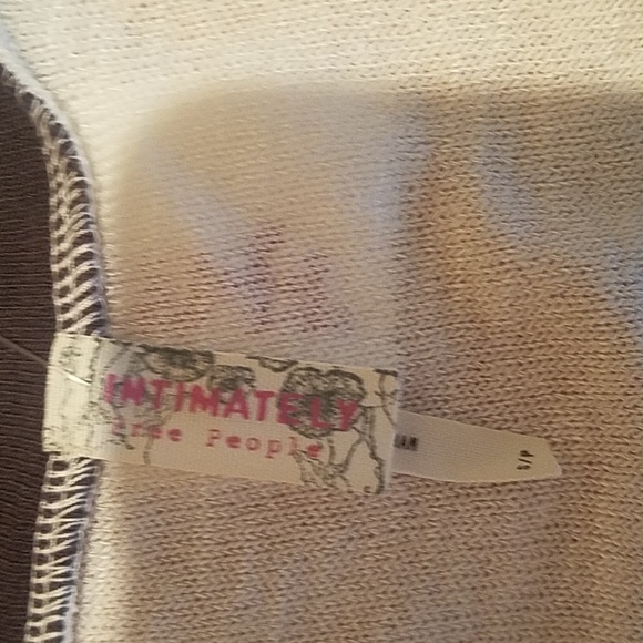 Free People Weekend Layering  3/4 Sleeve White Top - Picture 2 of 8